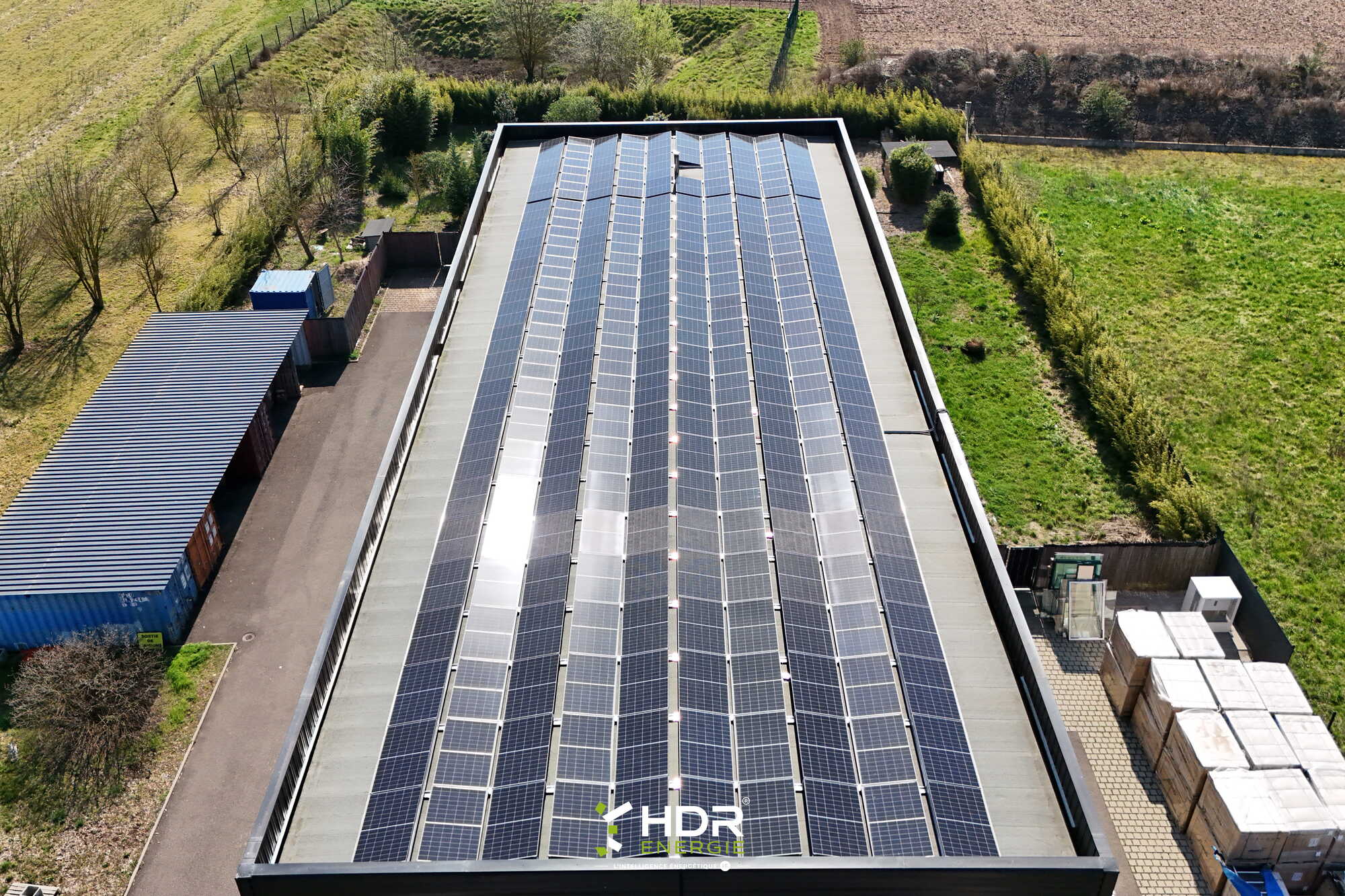Installation photovoltaïque – professionnel sur toiture –  100 kWc